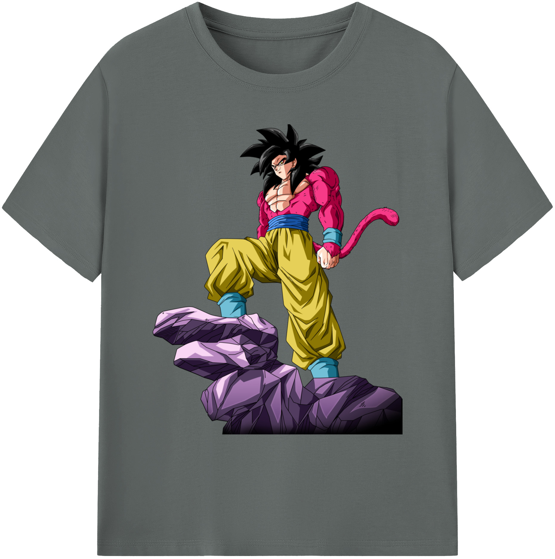 （画像用） ドラゴンボール 孫悟空（そん ごくう）Son Goku カカロット DRAGON BALL Kakarotto 綿100％ メンズ半袖Tシャツ｜肌触りやわらか＆通気性